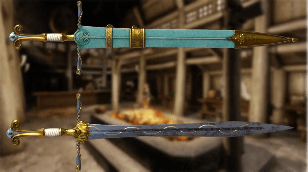 Westernesse 1-handed Sword_LE mod for Skyrim