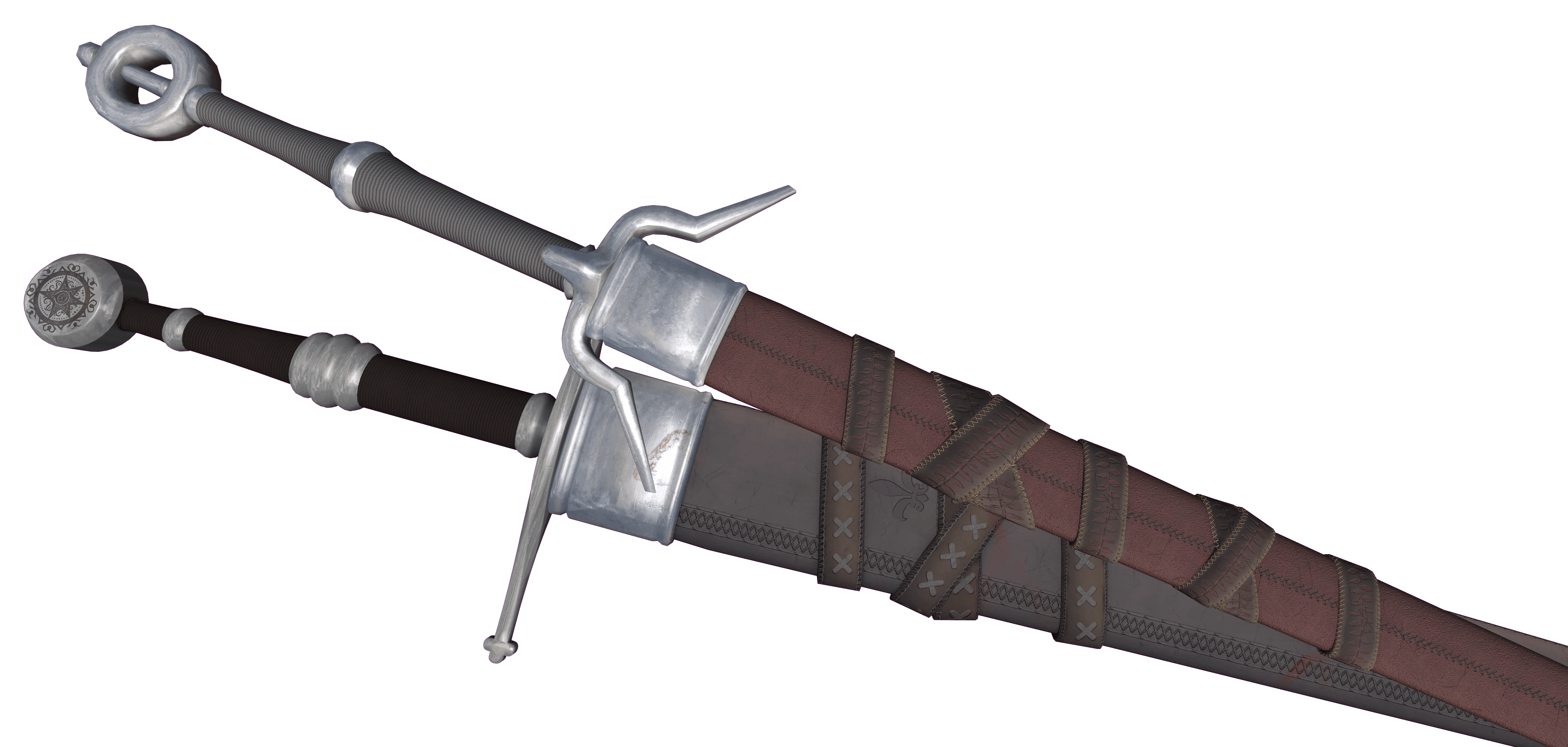 Witcher Steel - Silver swords mod for The Elder Scrolls V: Skyrim Special Edition