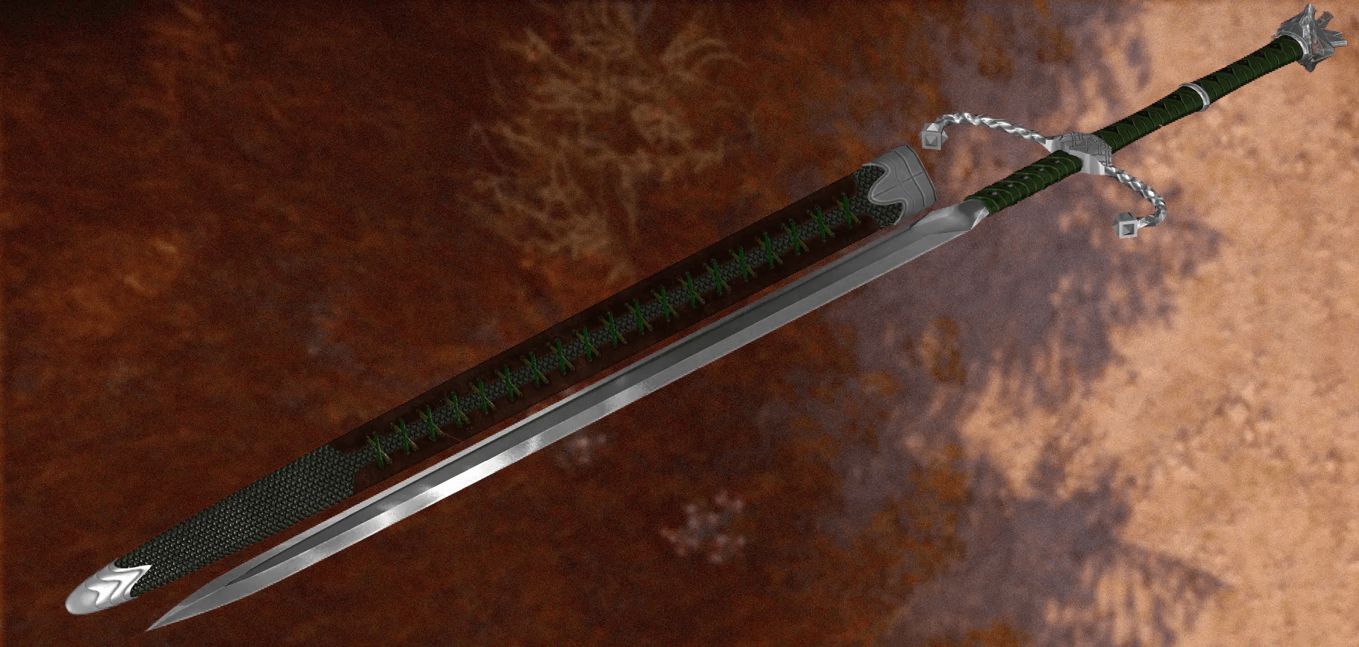 Witcher sword mod for The Elder Scrolls V: Skyrim Special Edition