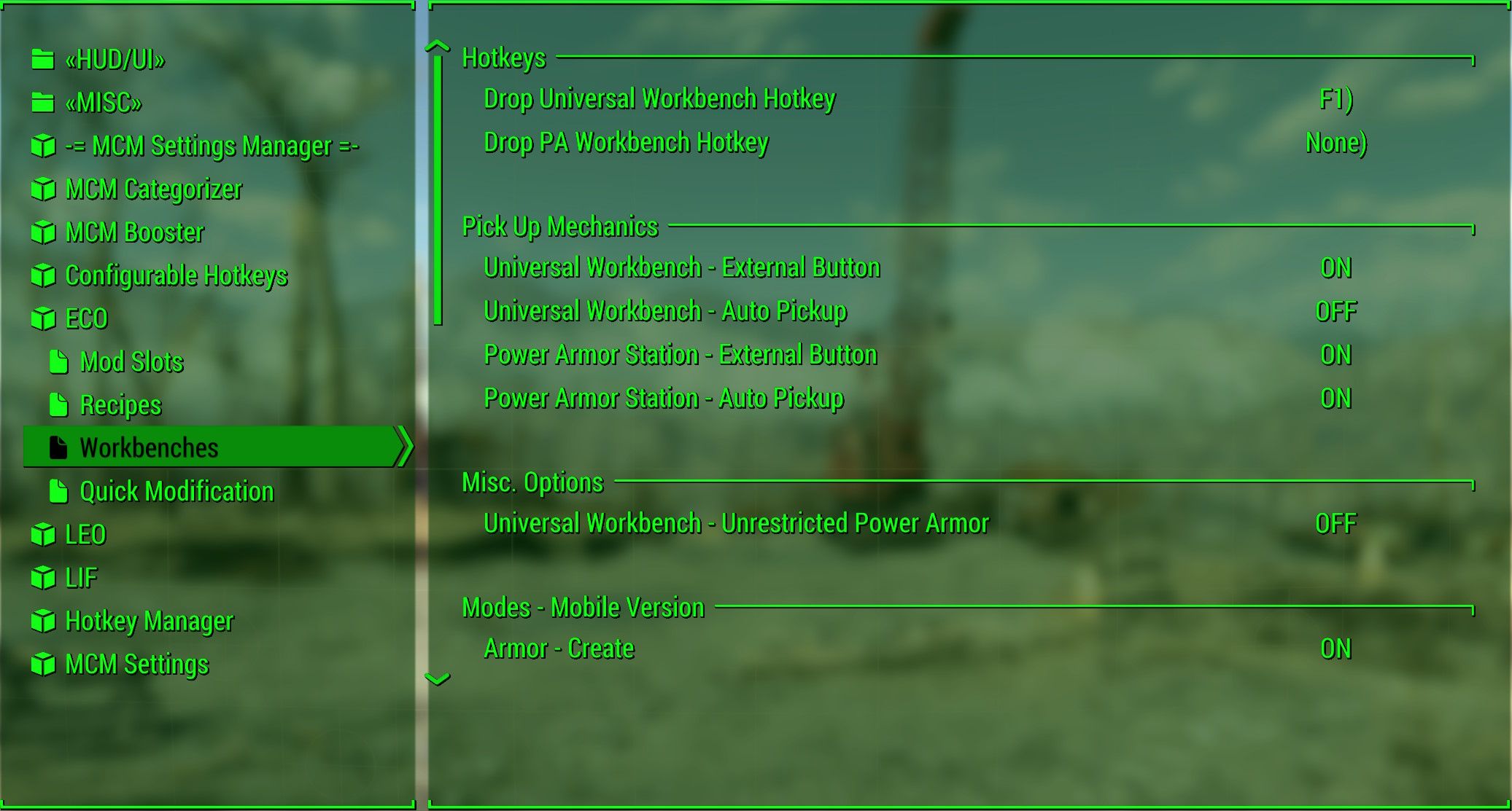 Equipment and Crafting Overhaul (ECO) - Redux mod for Fallout 4