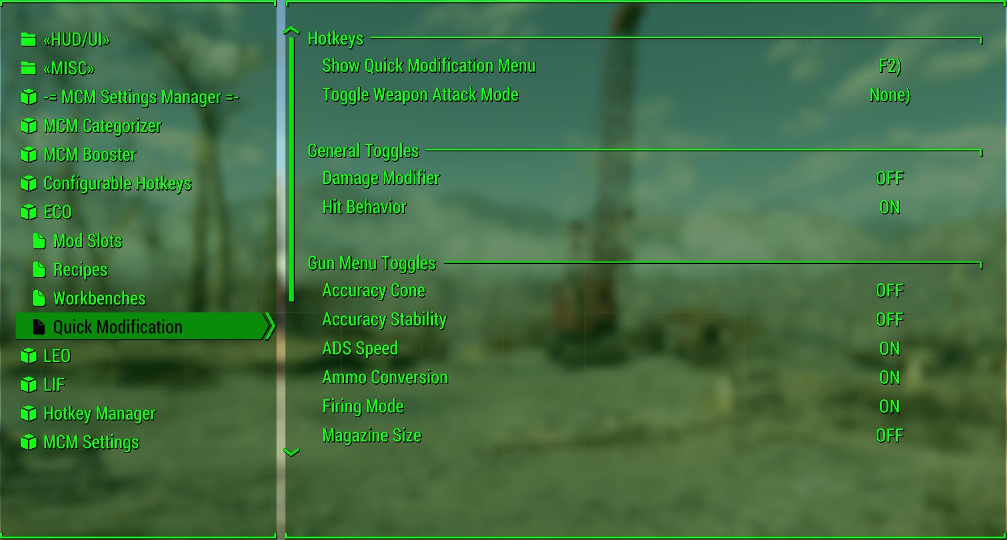 Equipment and Crafting Overhaul (ECO) - Redux mod for Fallout 4