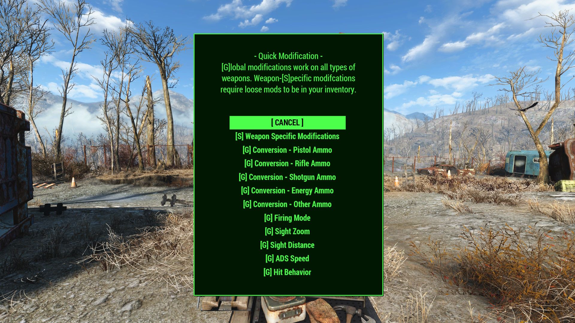 Equipment and Crafting Overhaul (ECO) - Redux mod for Fallout 4