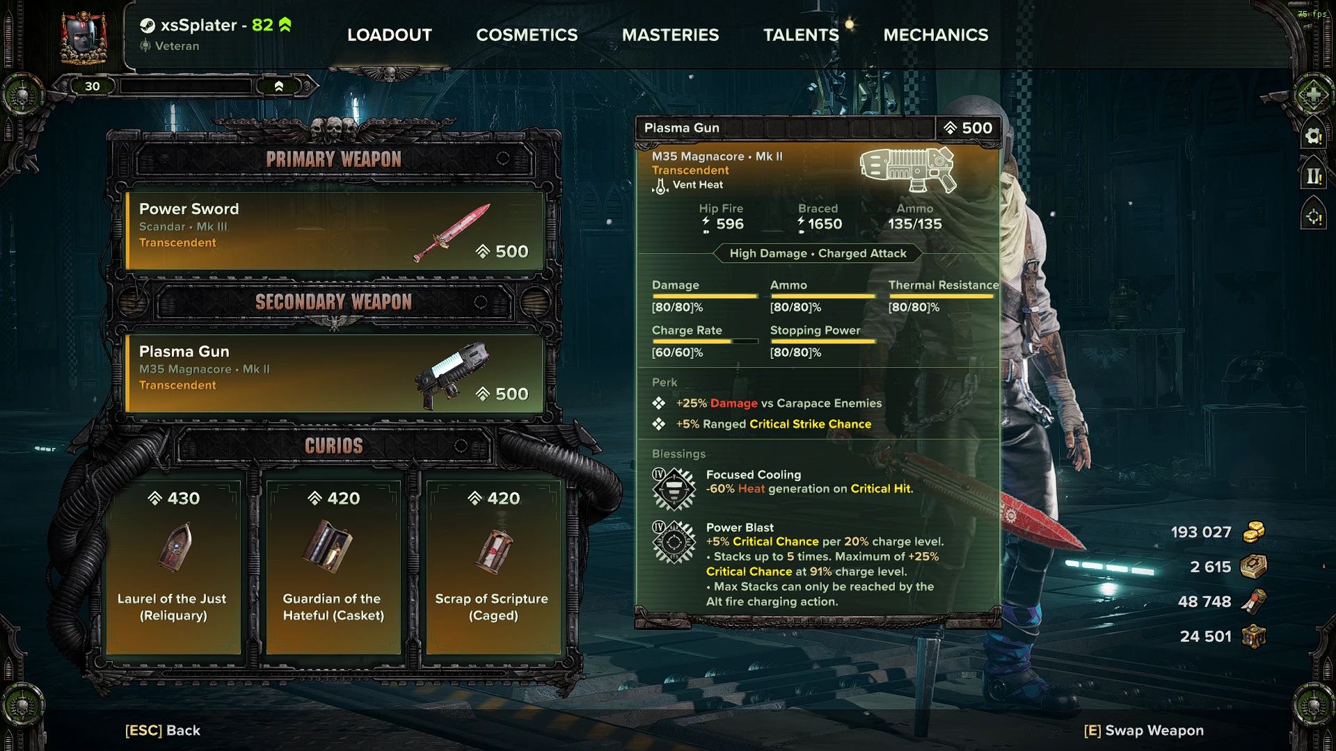 Enhanced Descriptions mod for Warhammer 40,000: Darktide
