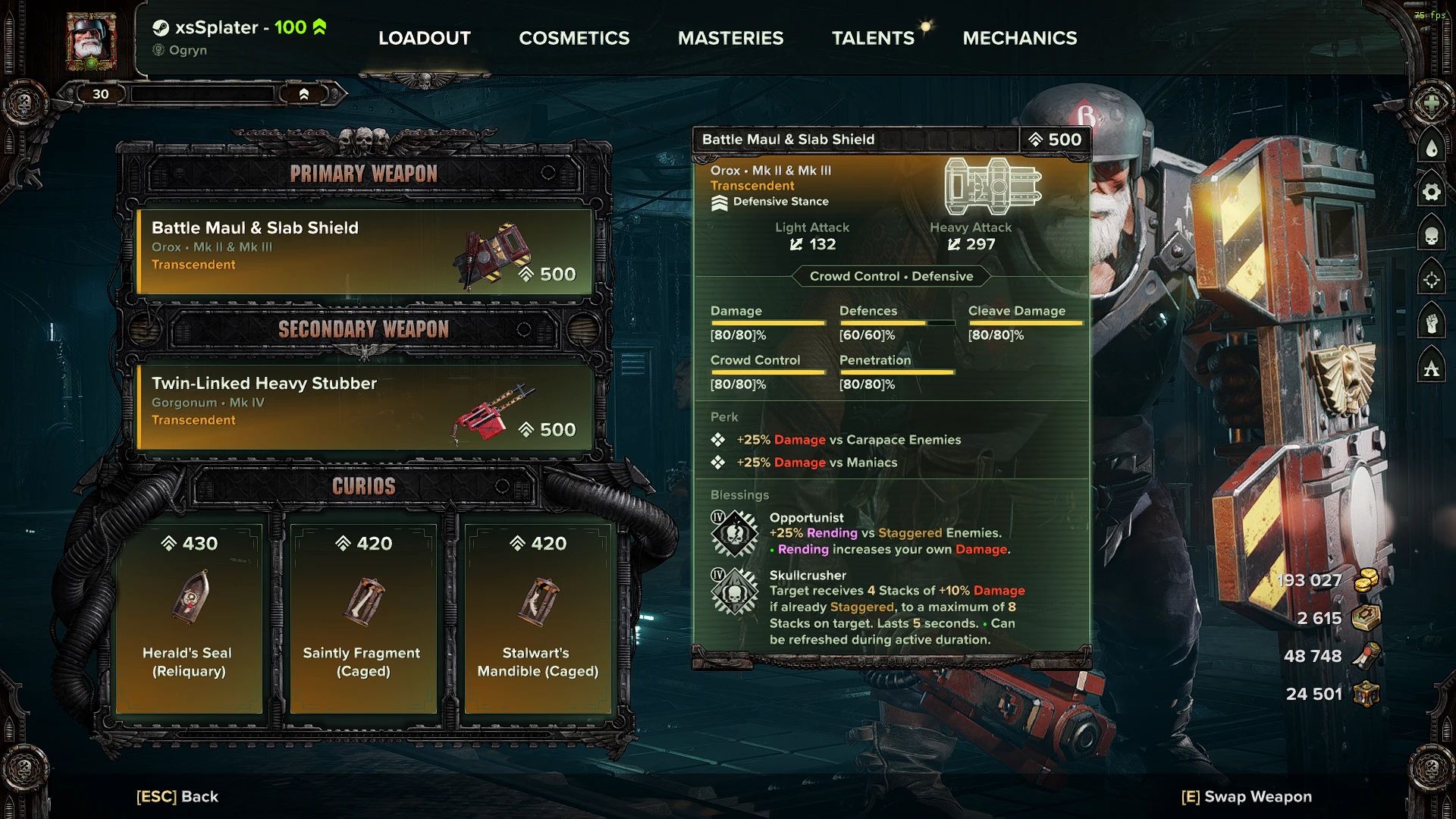 Enhanced Descriptions mod for Warhammer 40,000: Darktide
