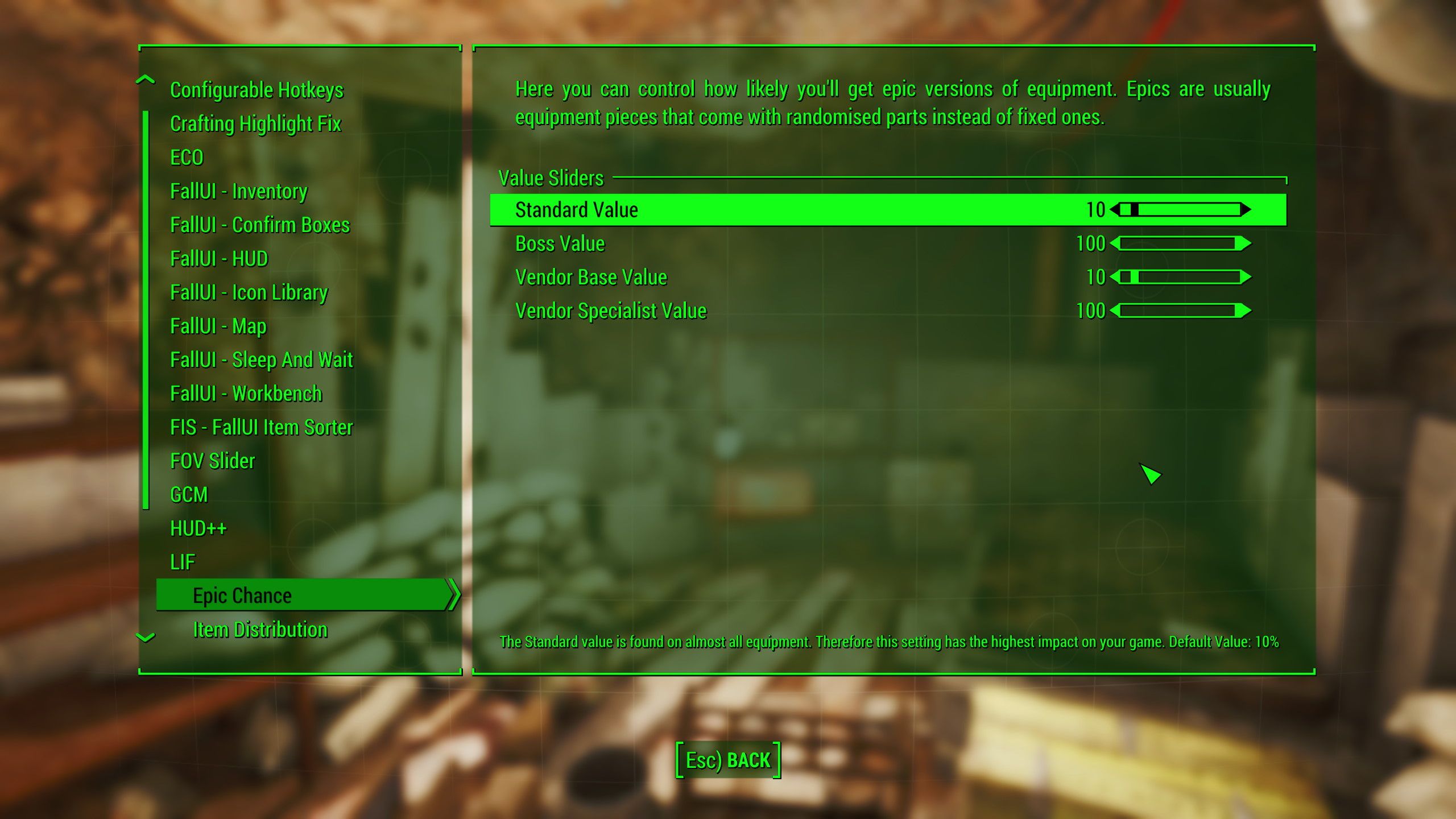 Leveled Item Fixes (LIF) mod for Fallout 4