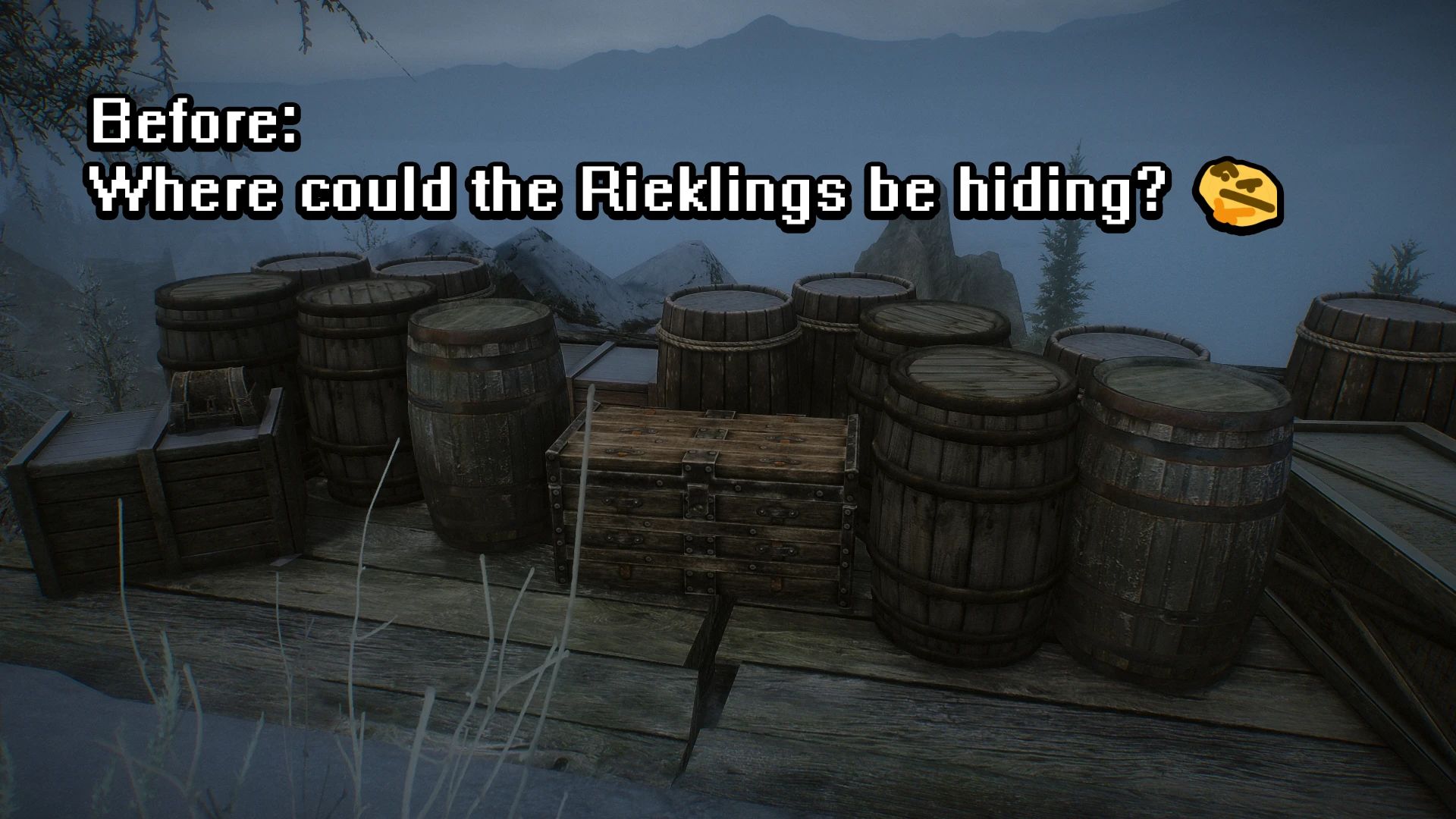 Riekling Barrels SMIM mod for The Elder Scrolls V: Skyrim Special Edition