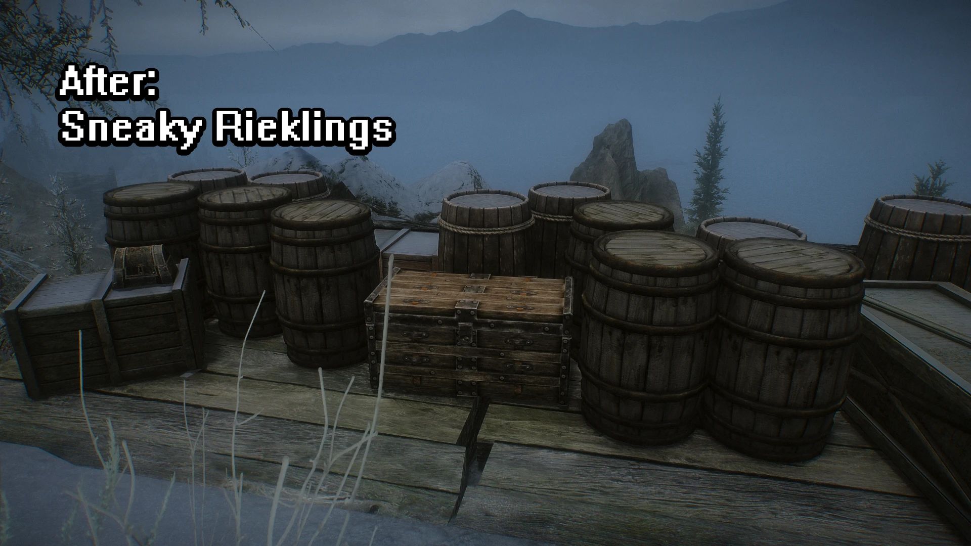 Riekling Barrels SMIM mod for The Elder Scrolls V: Skyrim Special Edition