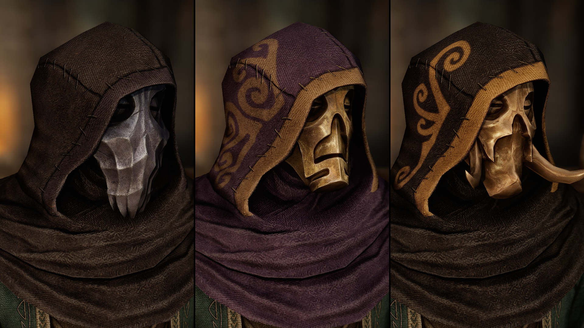 Dragon Priest Hood Variants mod for The Elder Scrolls V: Skyrim Special Edition
