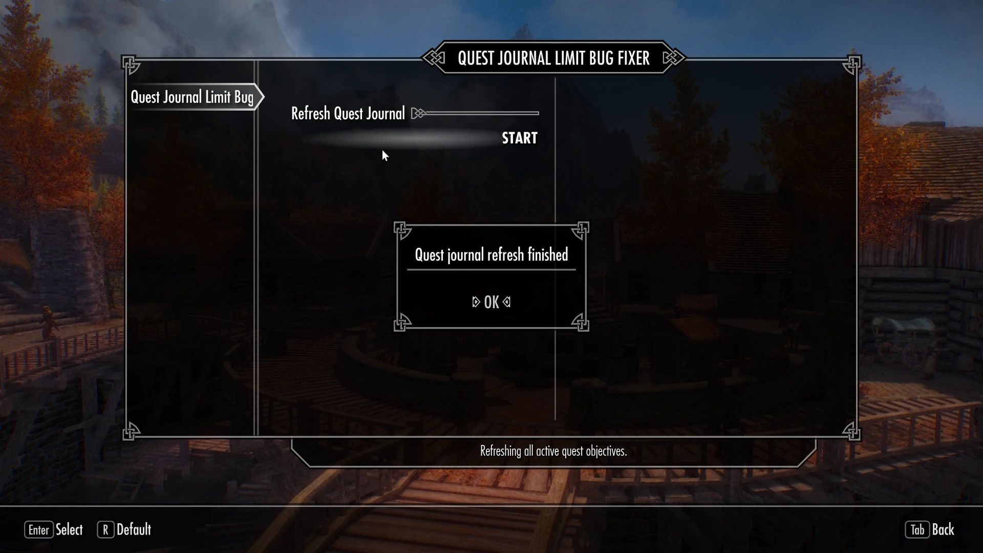 Quest Journal Limit Bug Fixer - Recover Disappeared Quests mod for The Elder Scrolls V: Skyrim Special Edition