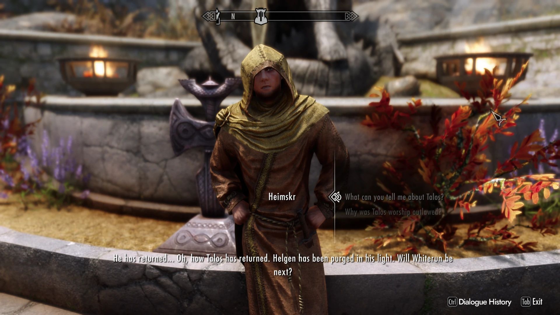 Dialogue History mod for The Elder Scrolls V: Skyrim Special Edition