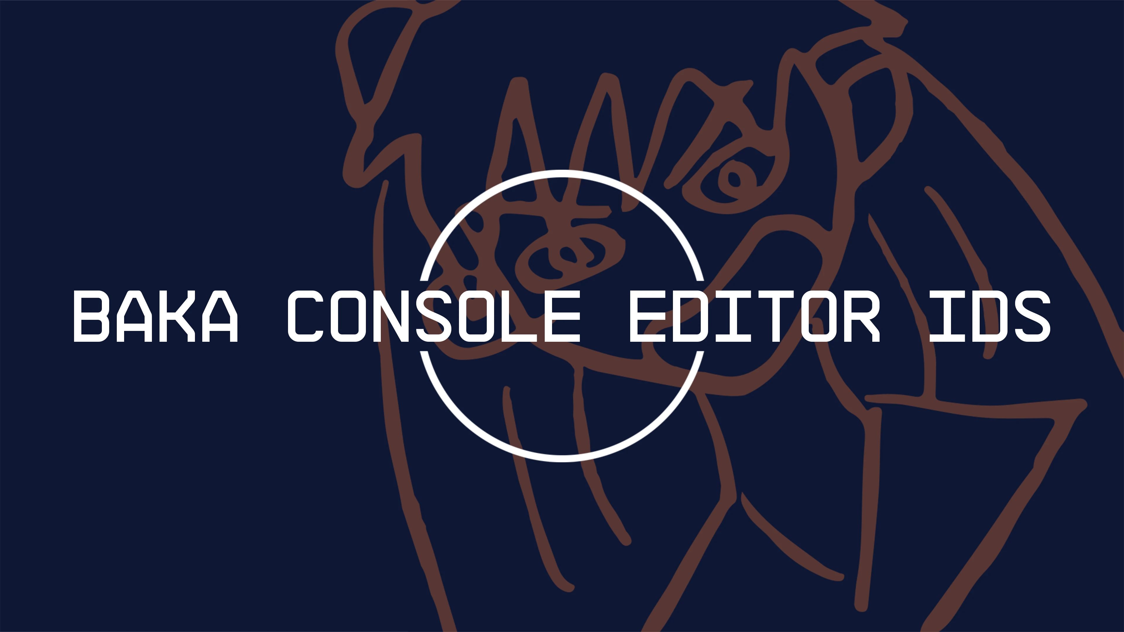 Baka Console EditorIDs mod for Starfield