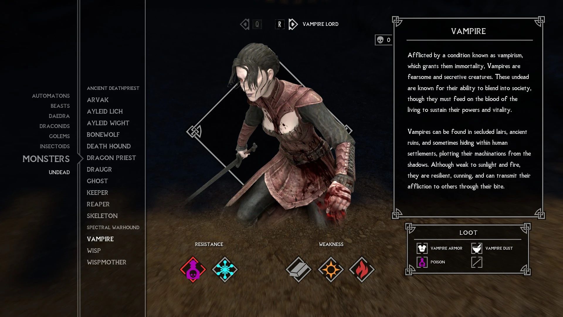 The Dragonborn's Bestiary - Sun Spells Addon mod for The Elder Scrolls V: Skyrim Special Edition