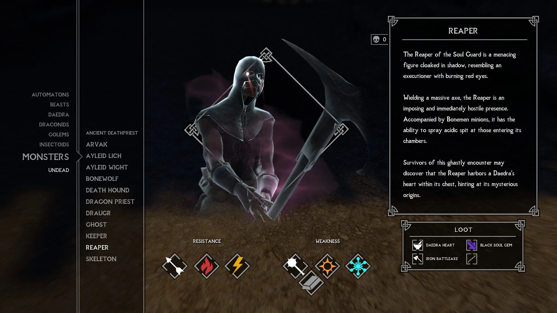 The Dragonborn's Bestiary - Sun Spells Addon mod for The Elder Scrolls V: Skyrim Special Edition