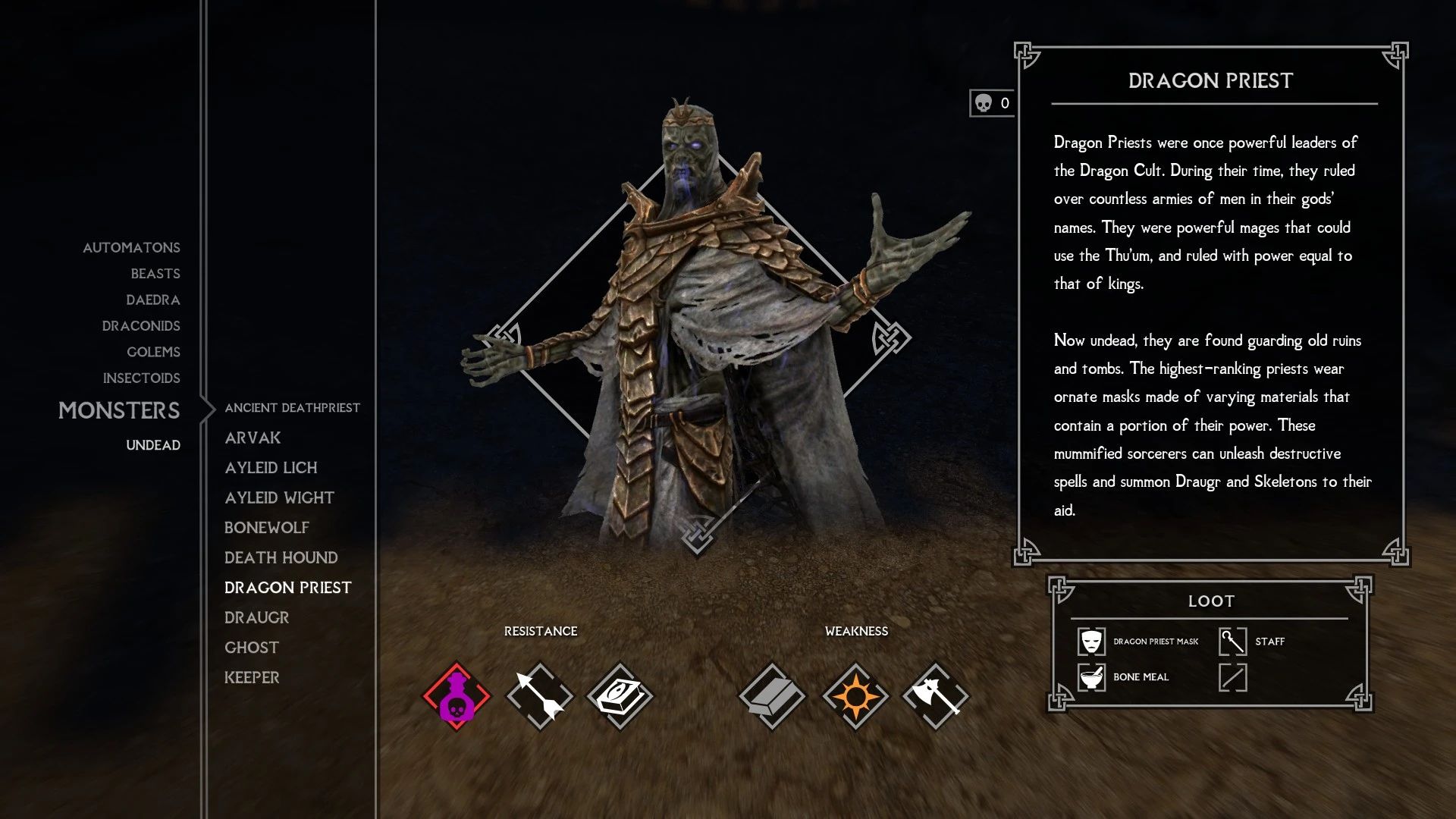 The Dragonborn's Bestiary - Sun Spells Addon mod for The Elder Scrolls V: Skyrim Special Edition