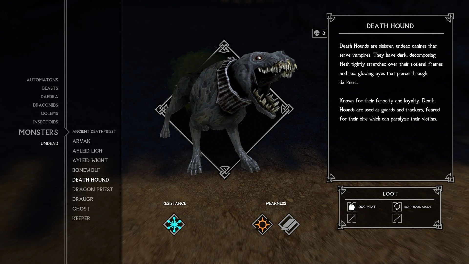 The Dragonborn's Bestiary - Sun Spells Addon mod for The Elder Scrolls V: Skyrim Special Edition