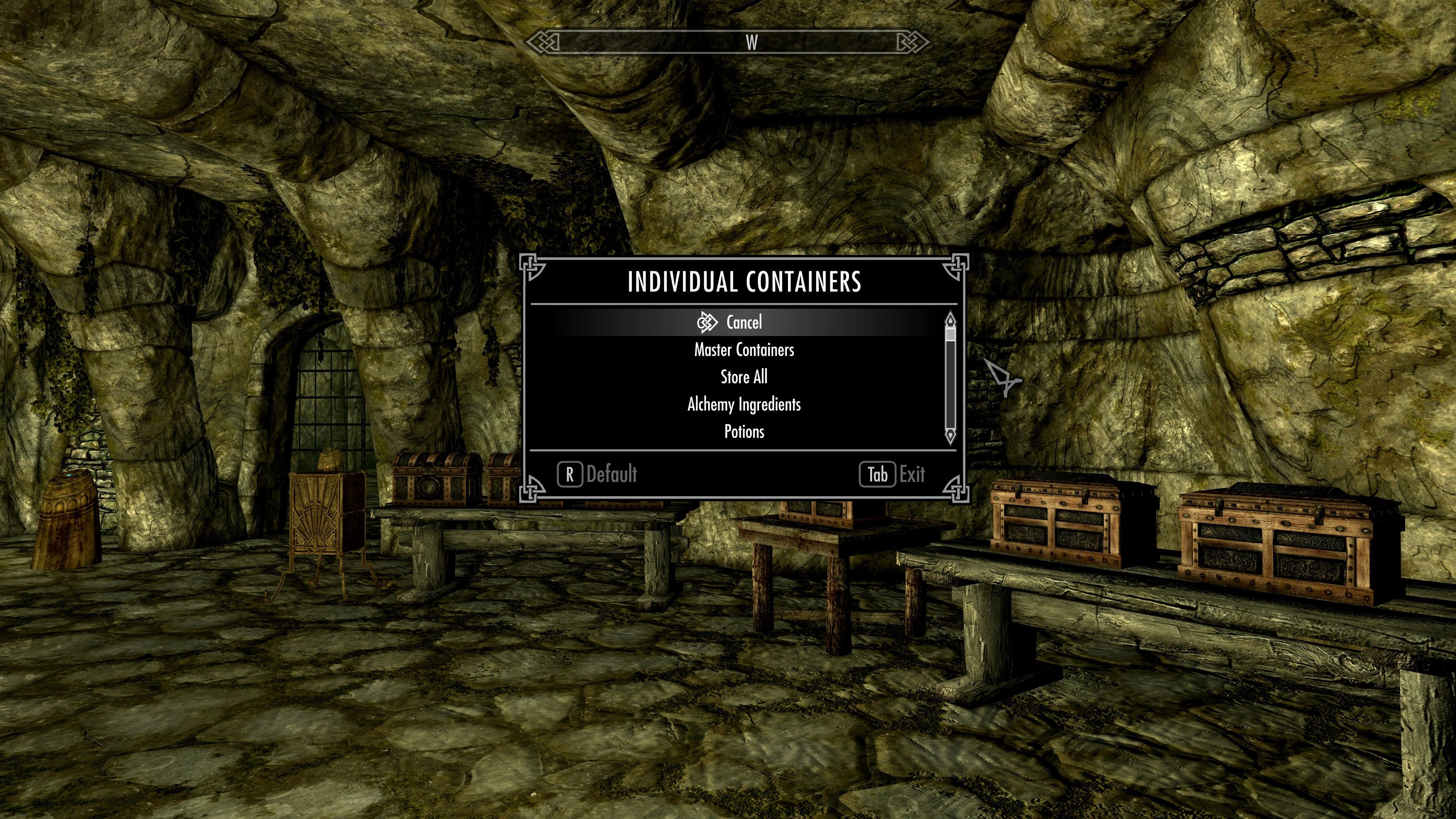 Baka Assigned Storage Addon mod for The Elder Scrolls V: Skyrim Special Edition