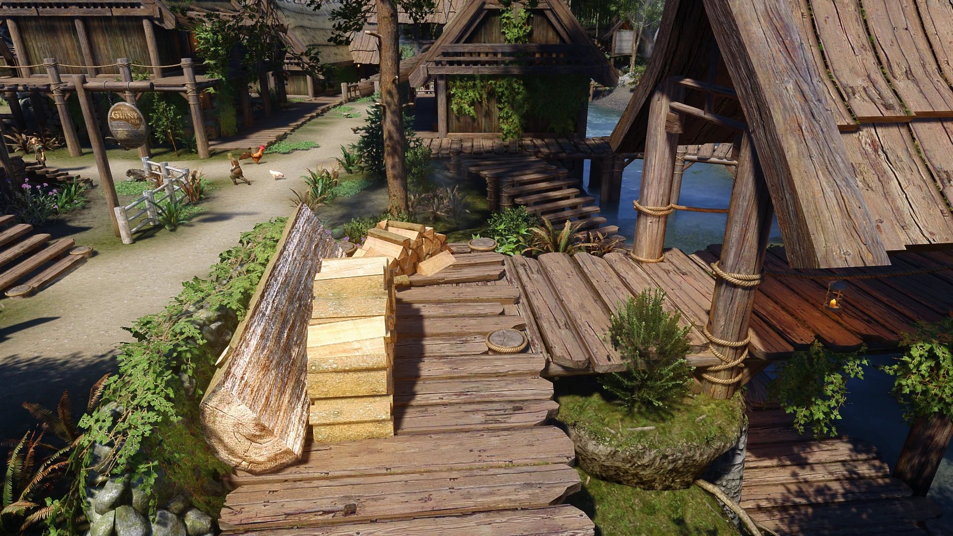 Docks of Riverwood mod for The Elder Scrolls V: Skyrim Special Edition