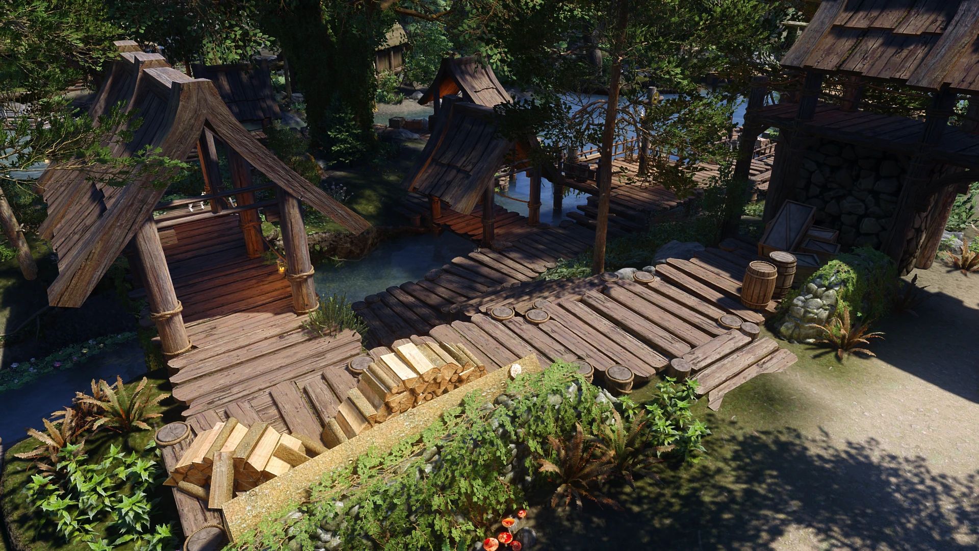 Docks of Riverwood mod for The Elder Scrolls V: Skyrim Special Edition