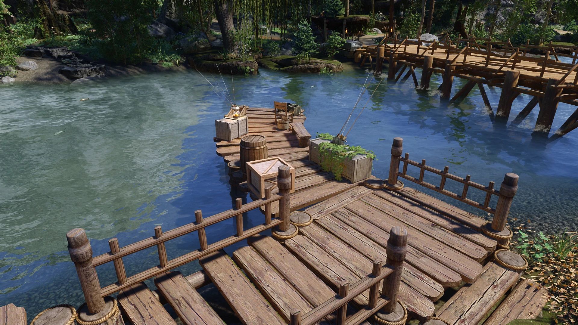 Docks of Riverwood mod for The Elder Scrolls V: Skyrim Special Edition