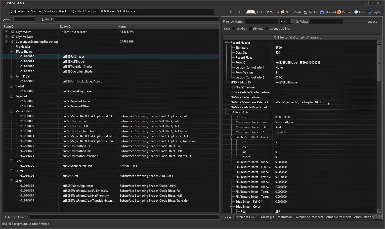 Subsurface Scattering Shaders for Skins mod for The Elder Scrolls V: Skyrim Special Edition