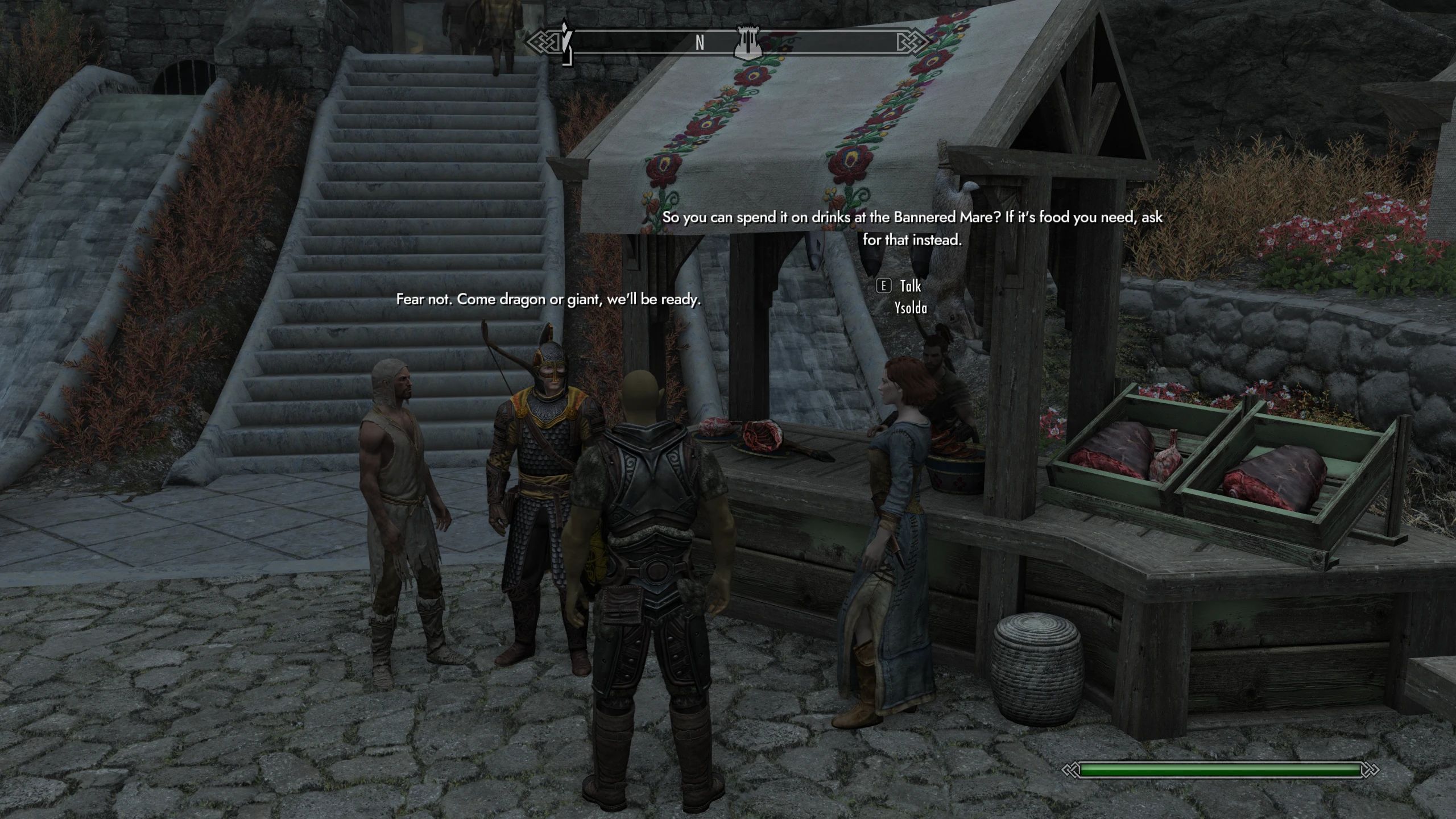 Floating Subtitles mod for The Elder Scrolls V: Skyrim Special Edition