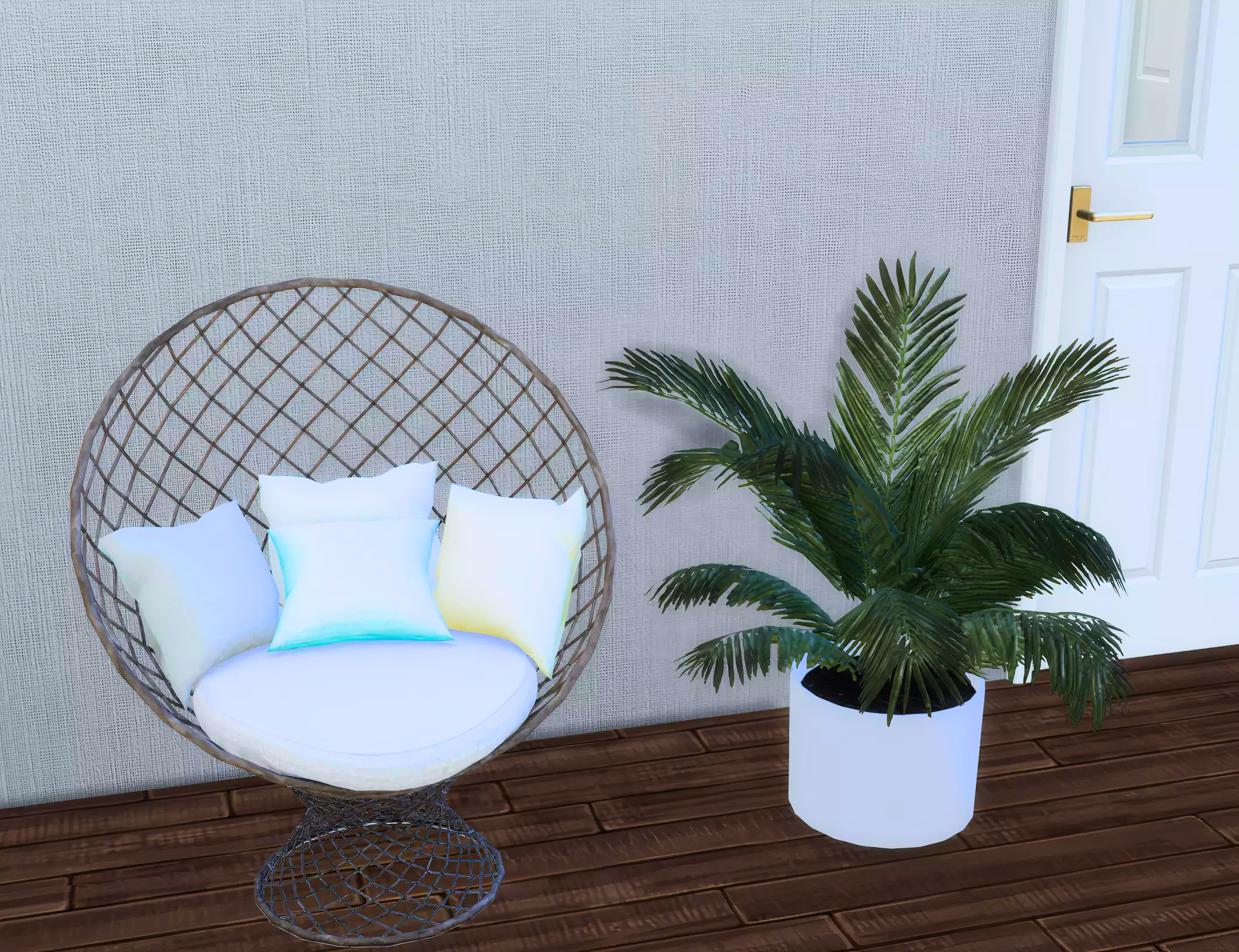 Hasta la vista set mod for The Sims 4 