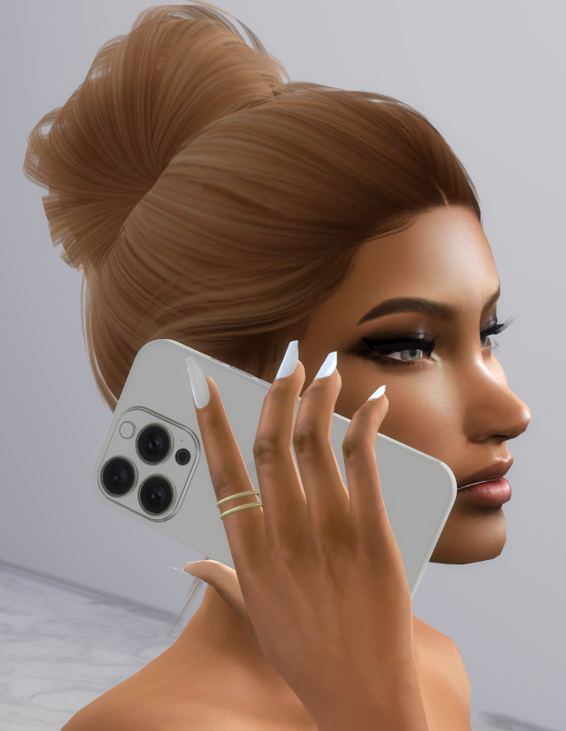 Iphone 16 Pro Max - Phone default replacement mod for The Sims 4 