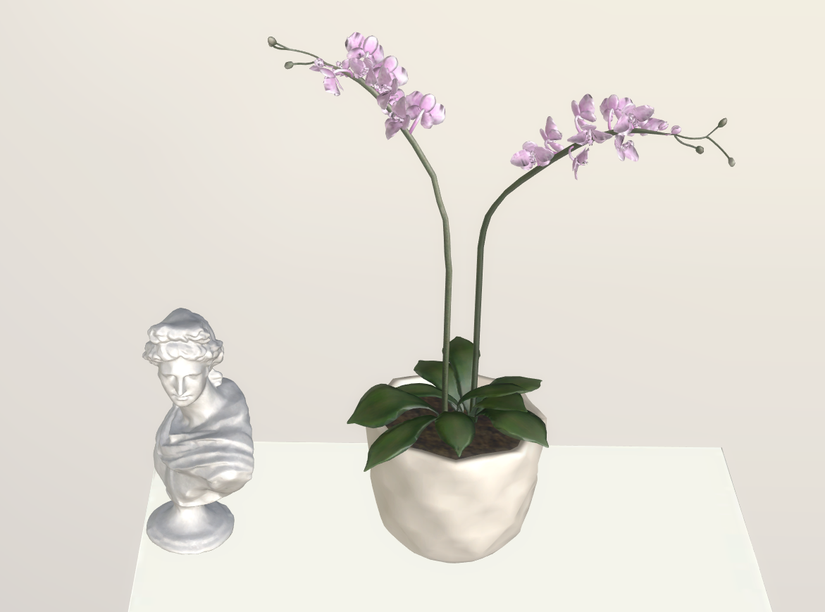 Orchidea set mod for The Sims 4 