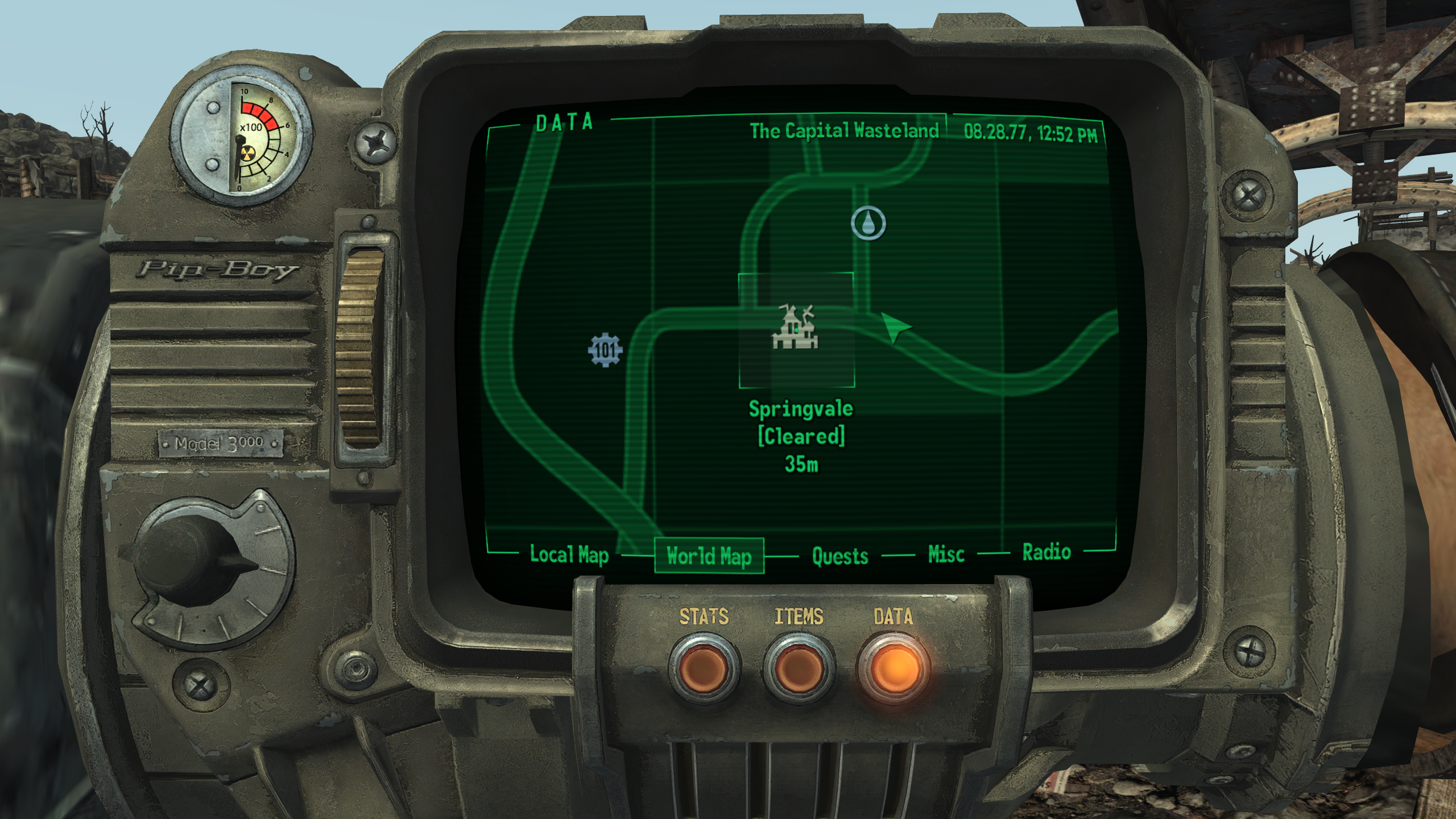 Cleared Map Markers - ESPless mod for Fallout: New Vegas