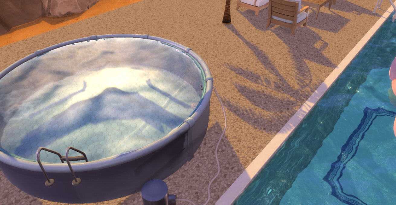 Intex Pools set mod for The Sims 4 