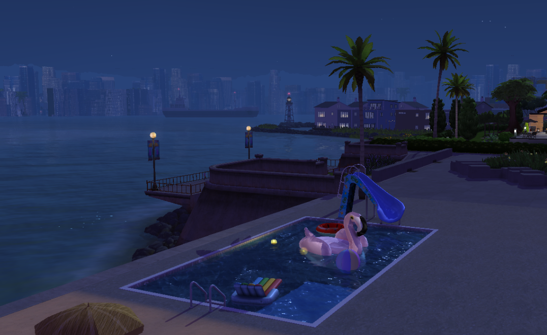 Pool floats set mod for The Sims 4 