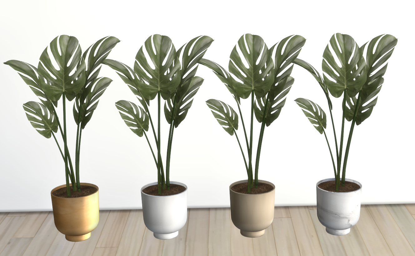 Lorena Minimal plant mod for The Sims 4 