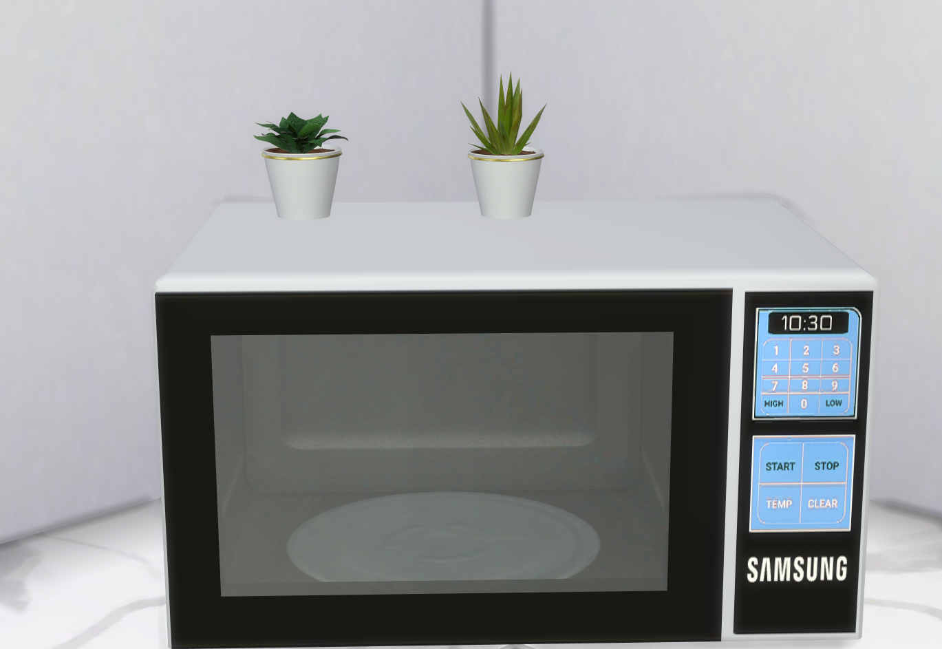 Samsung microwave mod for The Sims 4 