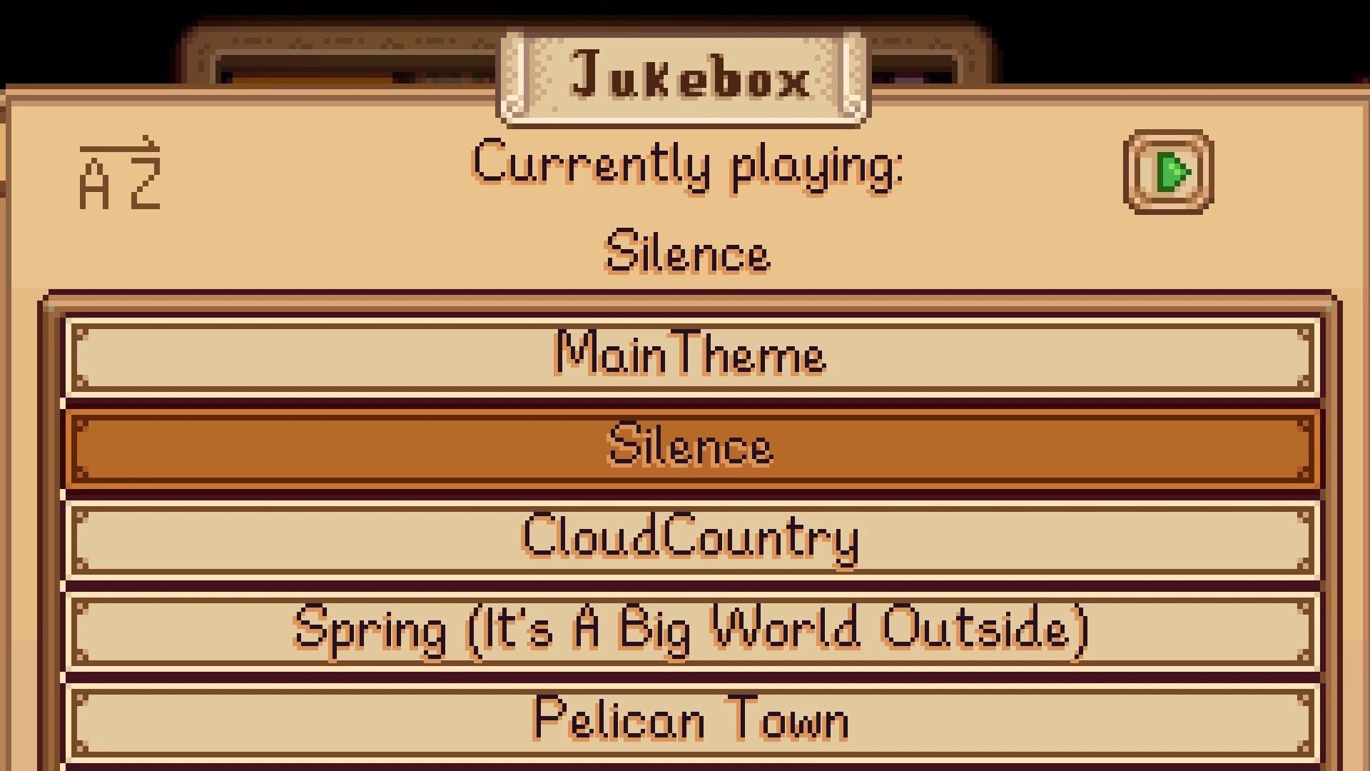 Silent Load Screen (No Music On Save Select - Jukebox - Menu) mod for Stardew Valley