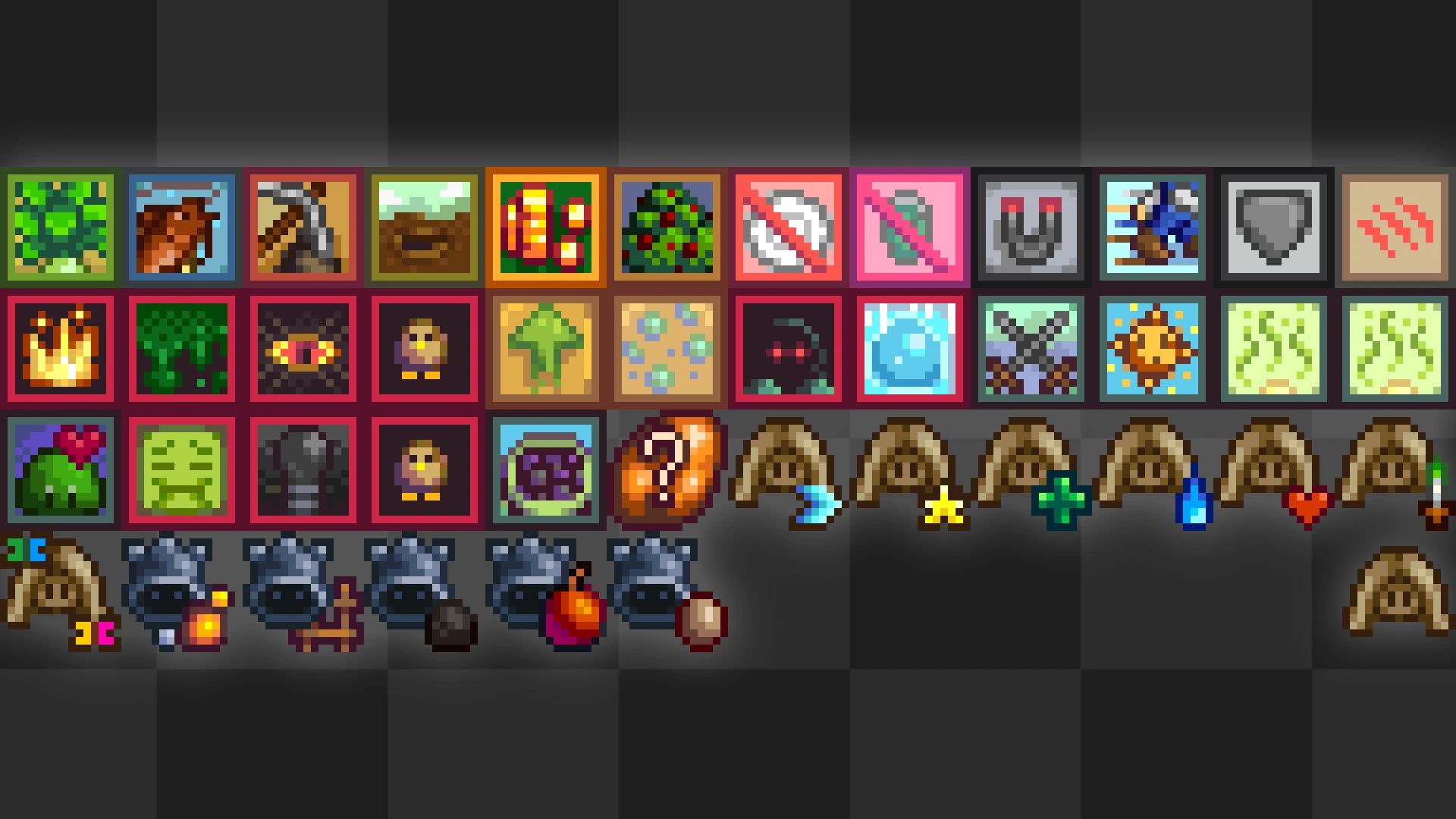 More Consistent Vanilla Buff Icons (Tweak - New Icons - Skills - Content Patcher) mod for Stardew Valley