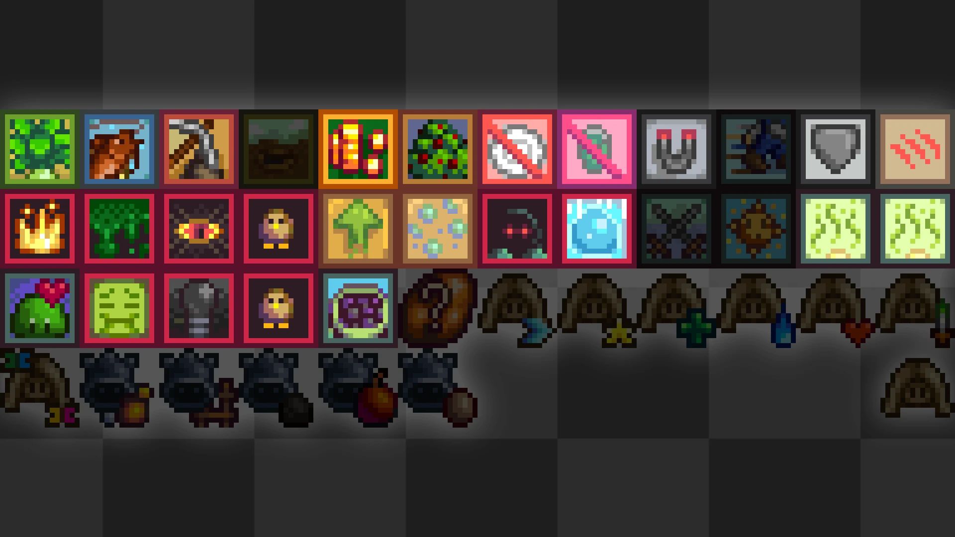 More Consistent Vanilla Buff Icons (Tweak - New Icons - Skills - Content Patcher) mod for Stardew Valley