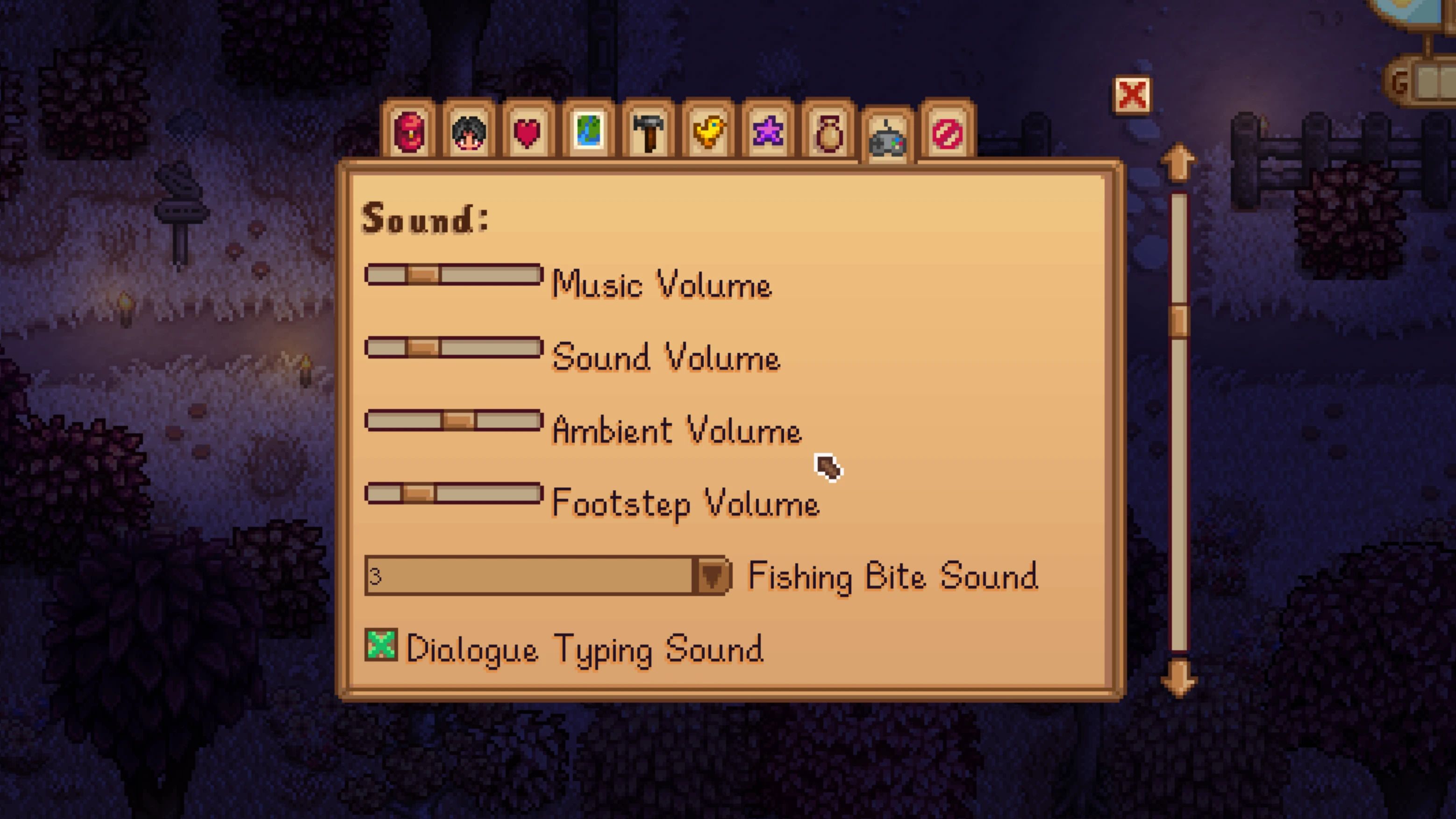 Better Night Time Sounds (Ambience - Less Harsh - Content Patcher - Calm - Quieter) mod for Stardew Valley