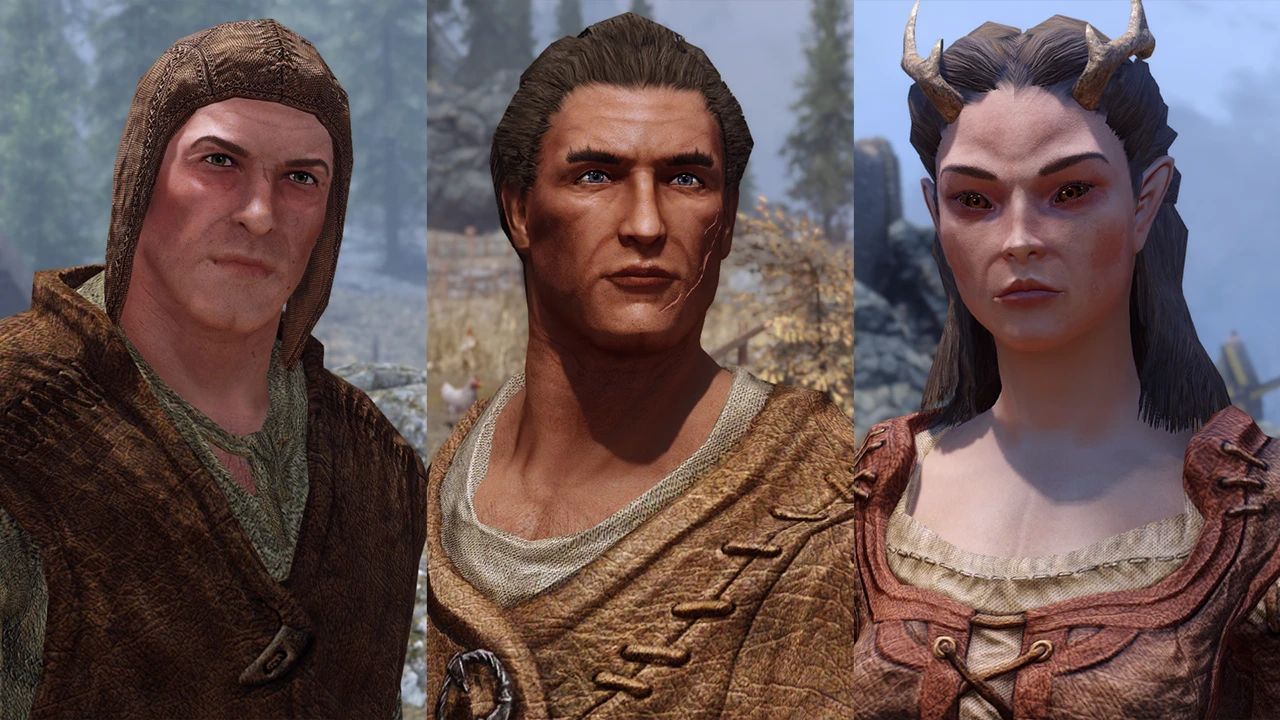 Whiterun Hold Refine (NPC Appearance Overhaul - Standalone) mod for The Elder Scrolls V: Skyrim Special Edition