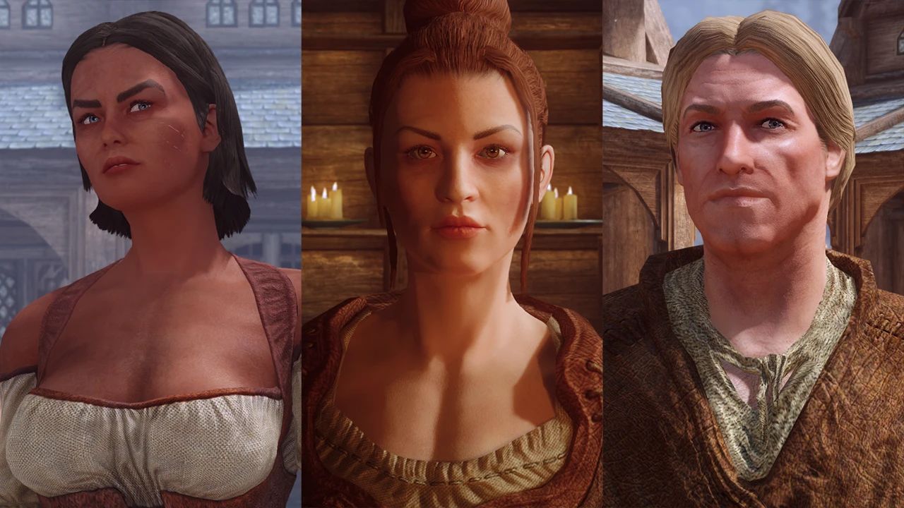 Whiterun Hold Refine (NPC Appearance Overhaul - Standalone) mod for The Elder Scrolls V: Skyrim Special Edition