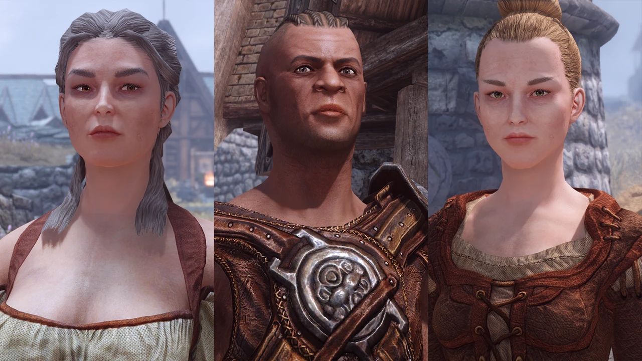 Whiterun Hold Refine (NPC Appearance Overhaul - Standalone) mod for The Elder Scrolls V: Skyrim Special Edition