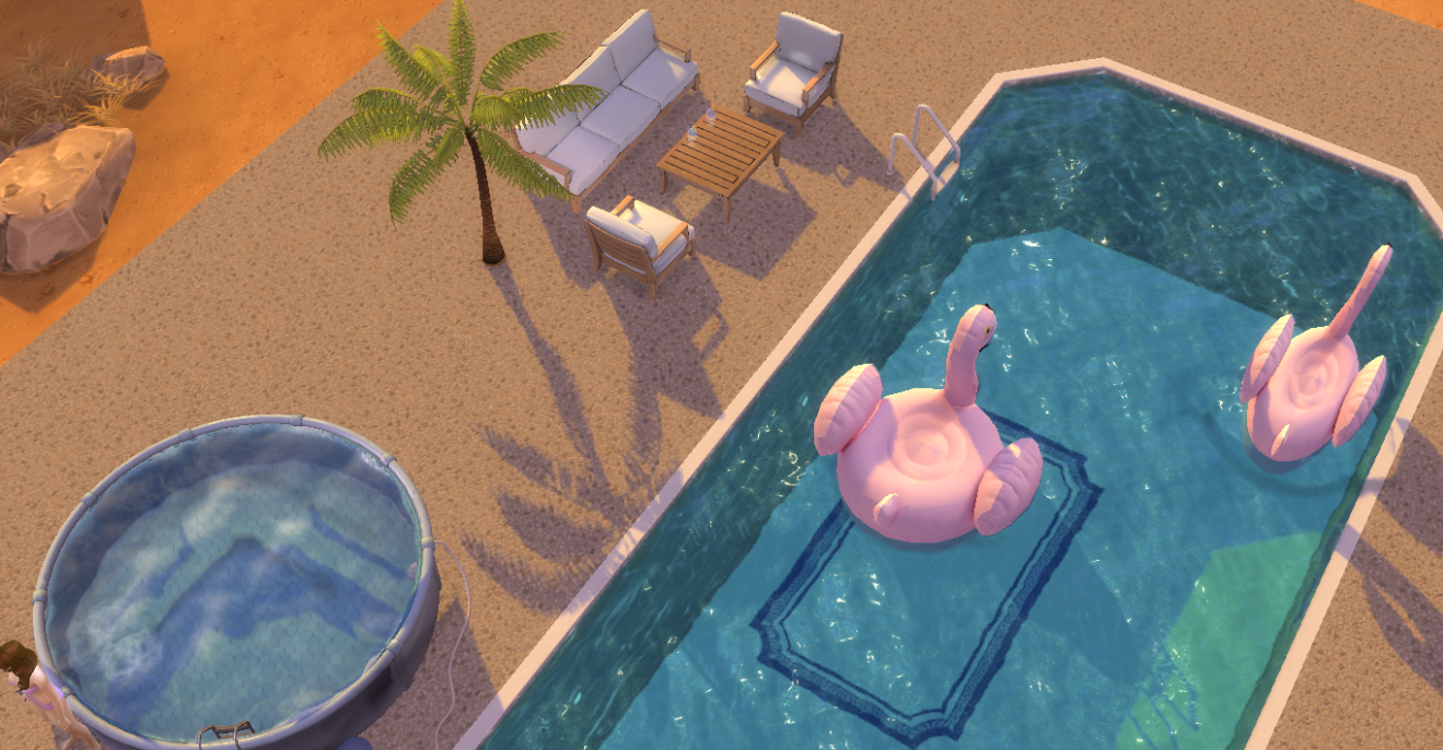 Intex Pools set mod for The Sims 4 