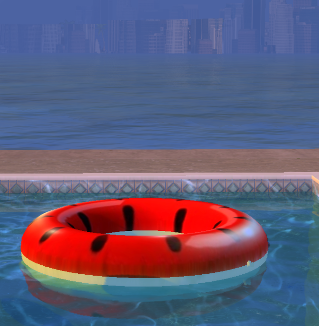 Pool floats set mod for The Sims 4 