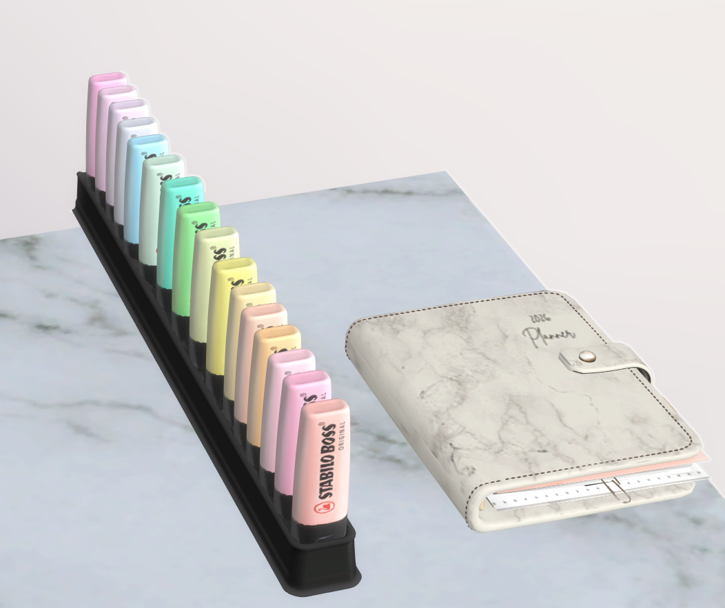 Modern study set mod for The Sims 4 