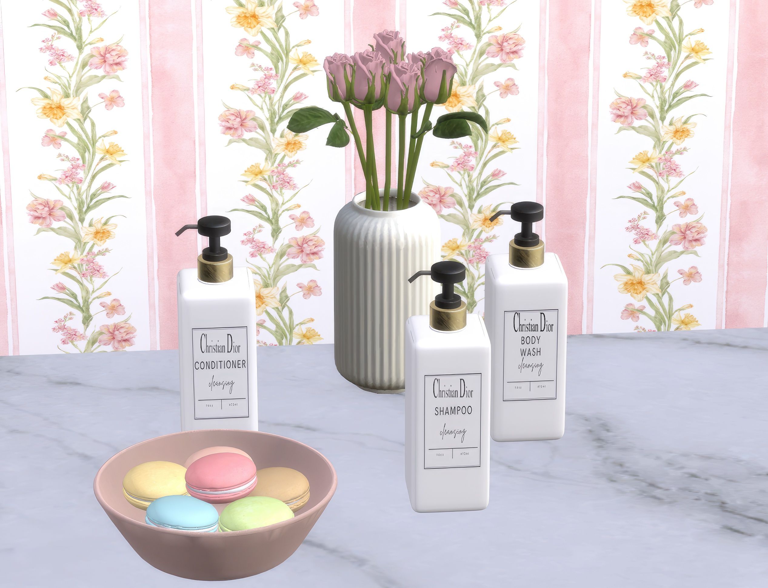 Dior Lotions set mod for The Sims 4 