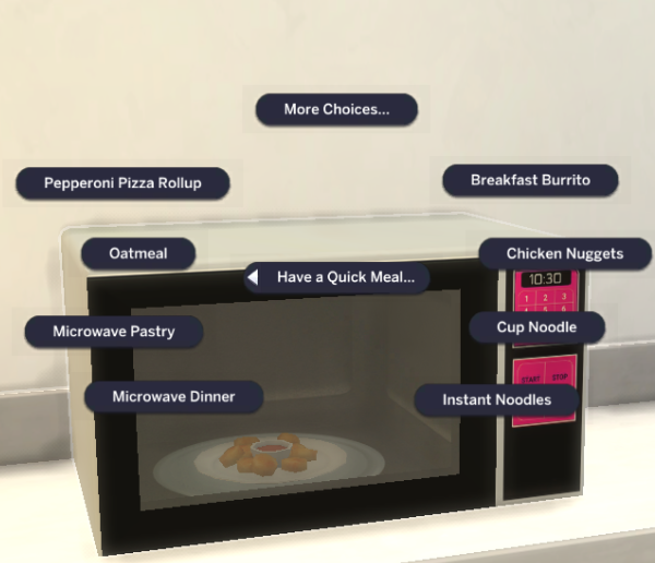 Samsung microwave mod for The Sims 4 