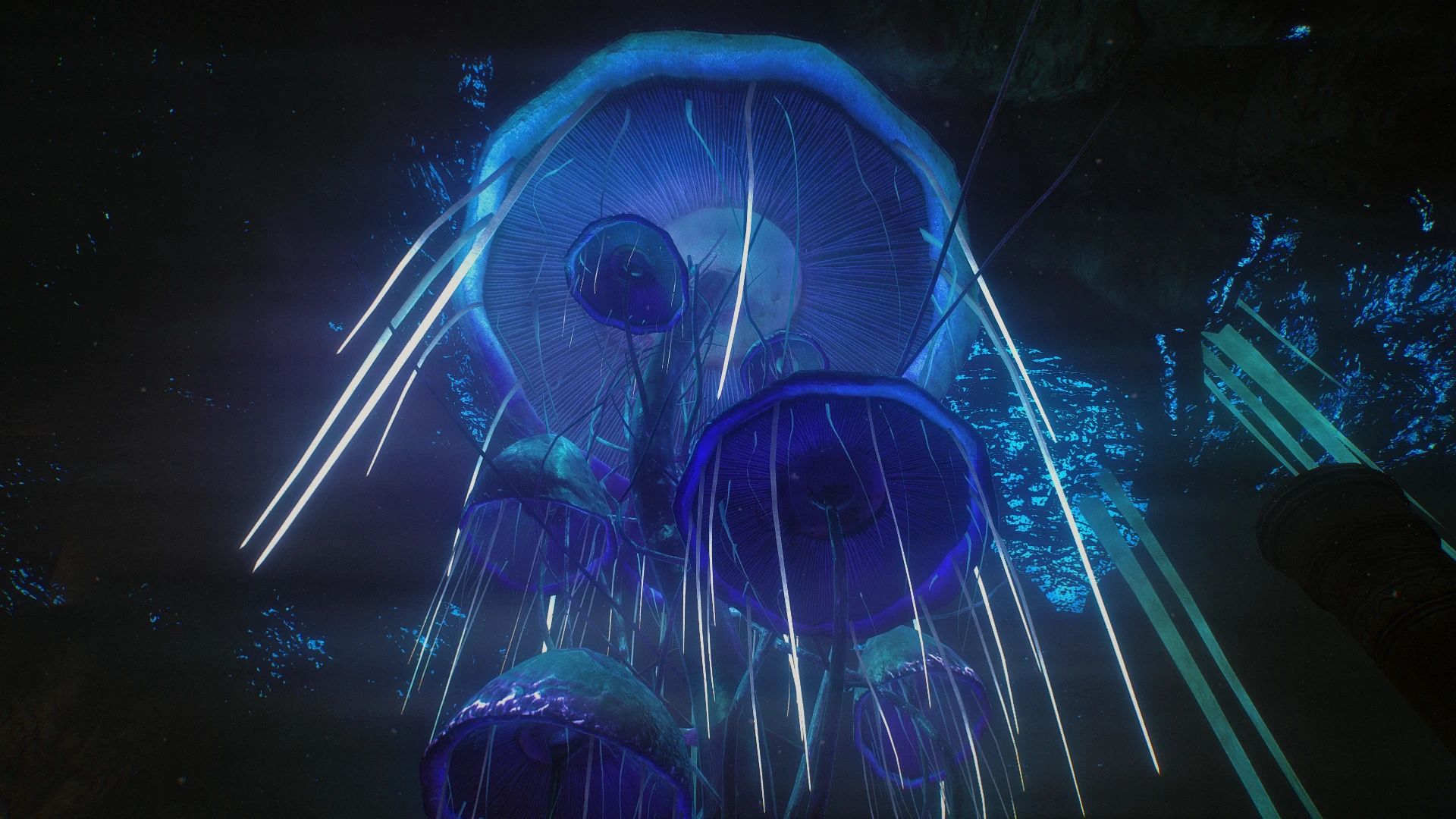 High Poly Blackreach Mushrooms mod for The Elder Scrolls V: Skyrim Special Edition