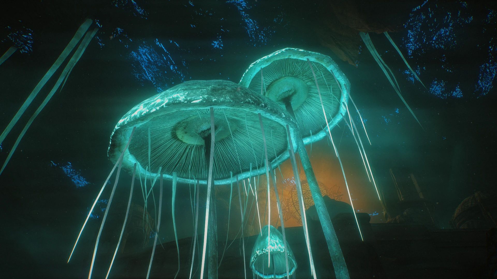 High Poly Blackreach Mushrooms mod for The Elder Scrolls V: Skyrim Special Edition