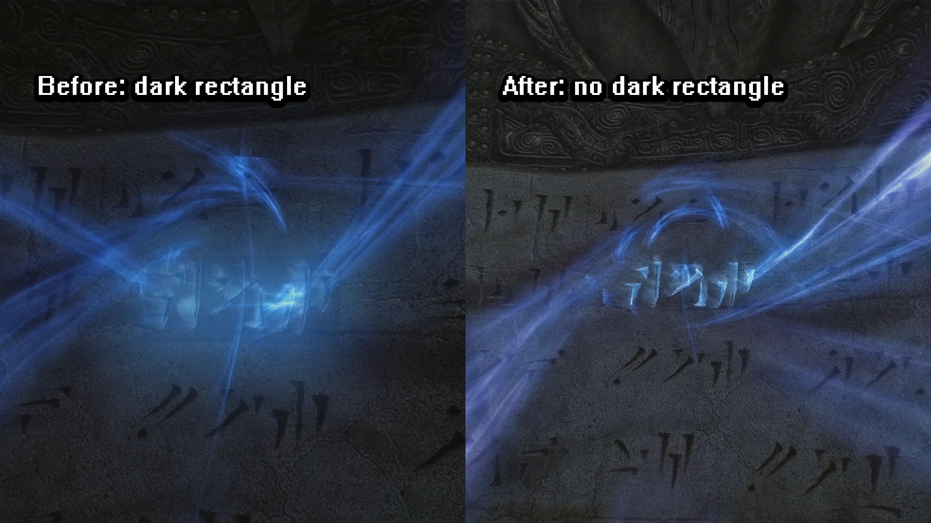 Word Wall Transparency Fix for ENB mod for The Elder Scrolls V: Skyrim Special Edition