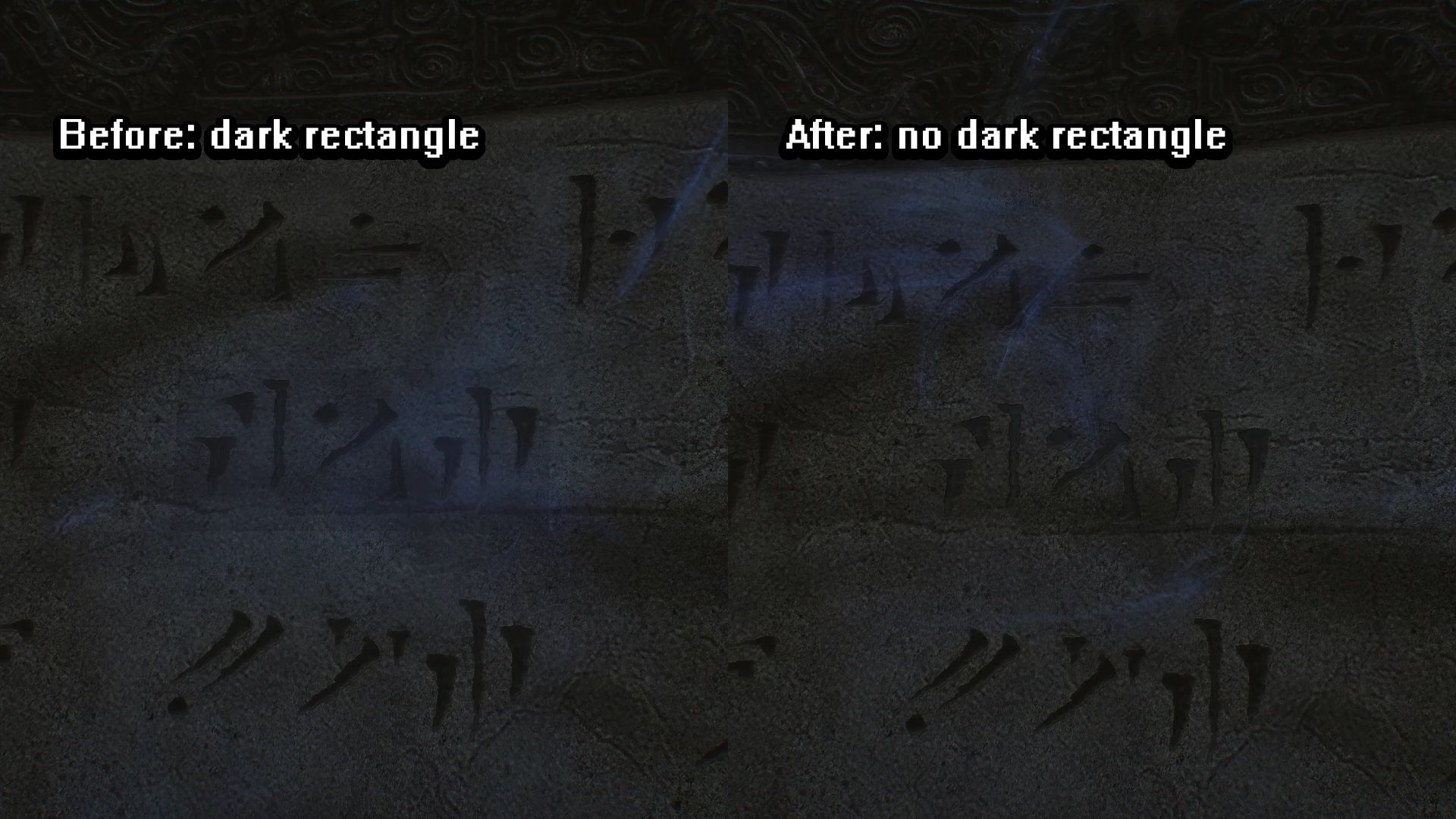 Word Wall Transparency Fix for ENB mod for The Elder Scrolls V: Skyrim Special Edition