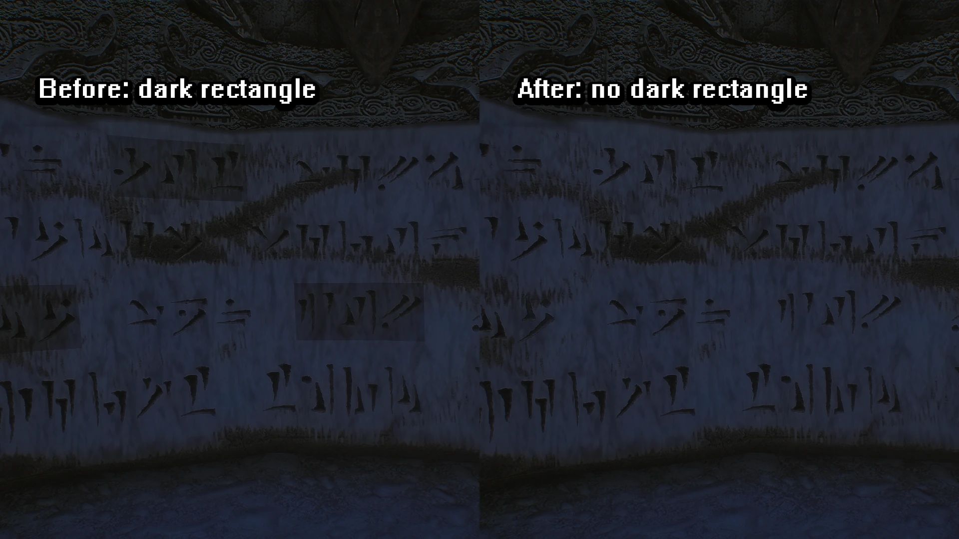 Word Wall Transparency Fix for ENB mod for The Elder Scrolls V: Skyrim Special Edition